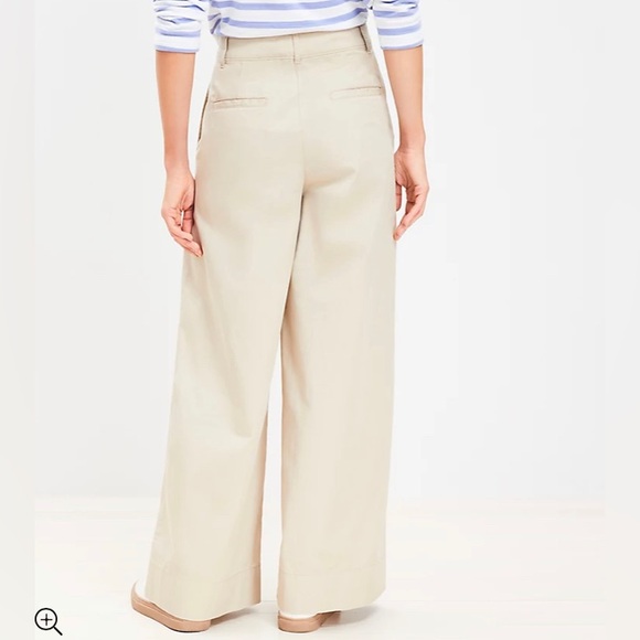 Beige Wide leg pants - Picture 3 of 3
